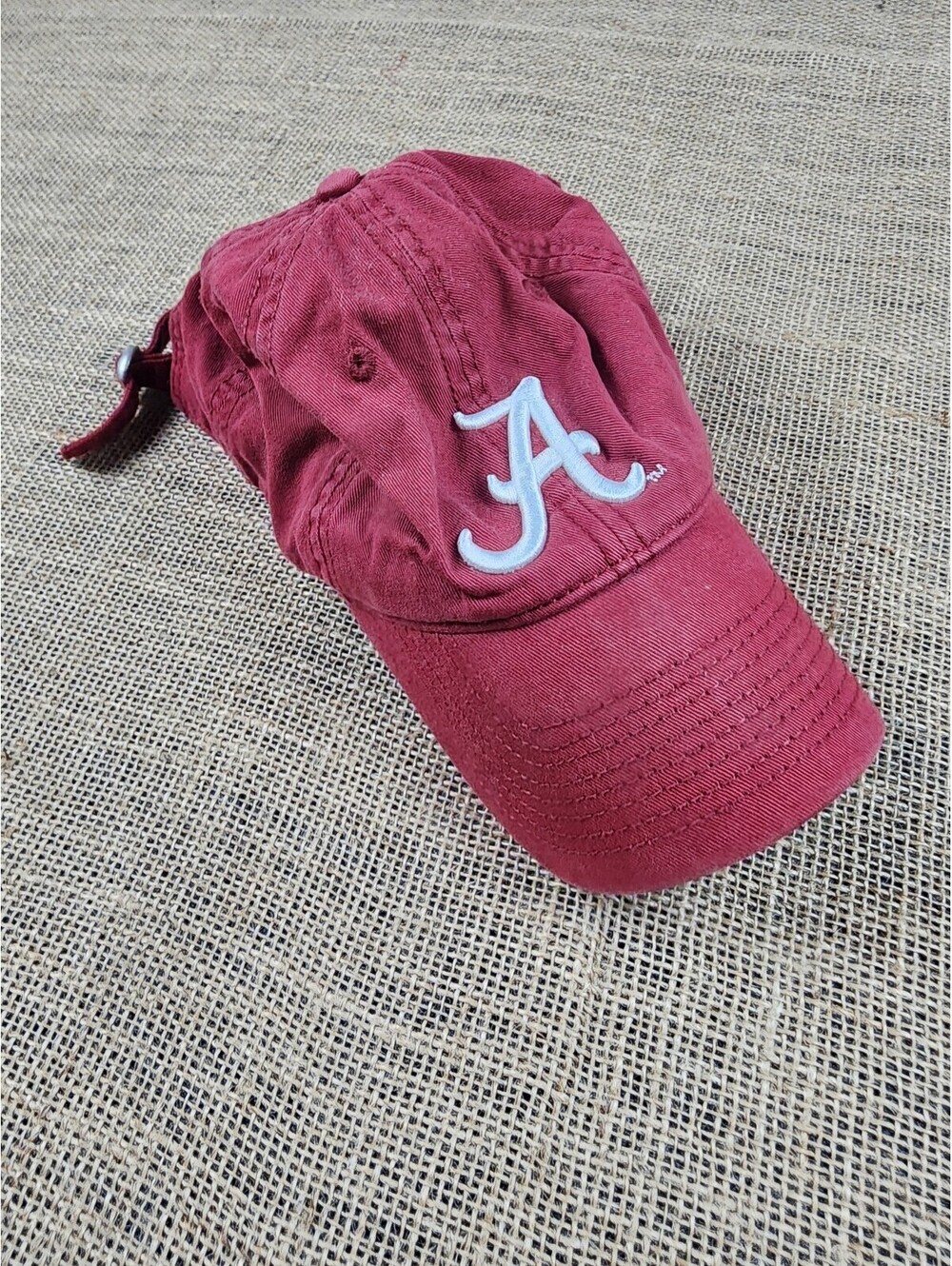 Alabama Crimson Tide The Game Hat Script A Adjustable Cap NCAA